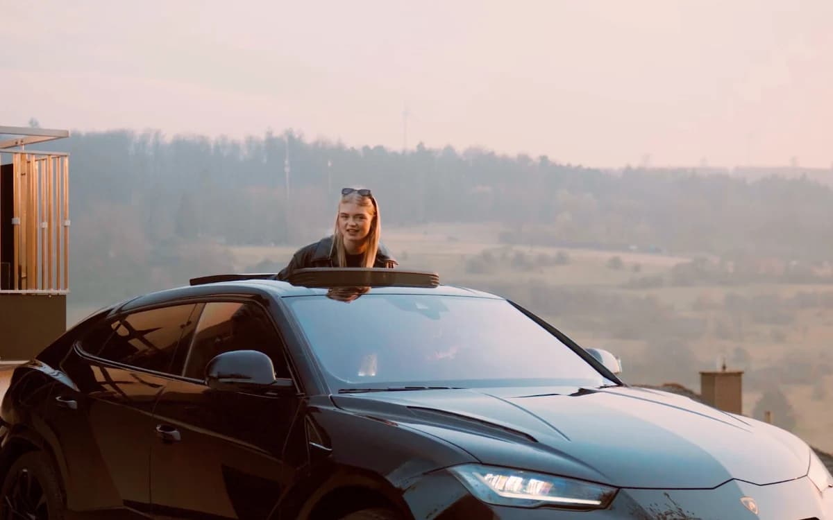 Content-Creator-Dreh mit dem Lamborghini Urus für die Kasseler Sparkasse