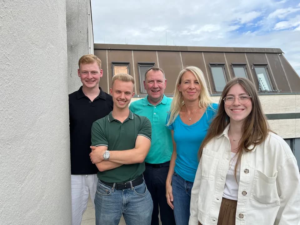 ANRELO zu Gast bei der IHK Kassel-Marburg, Jonas Hahn und Theodor Hamenstädt mit dem Kammerklänge-Team.