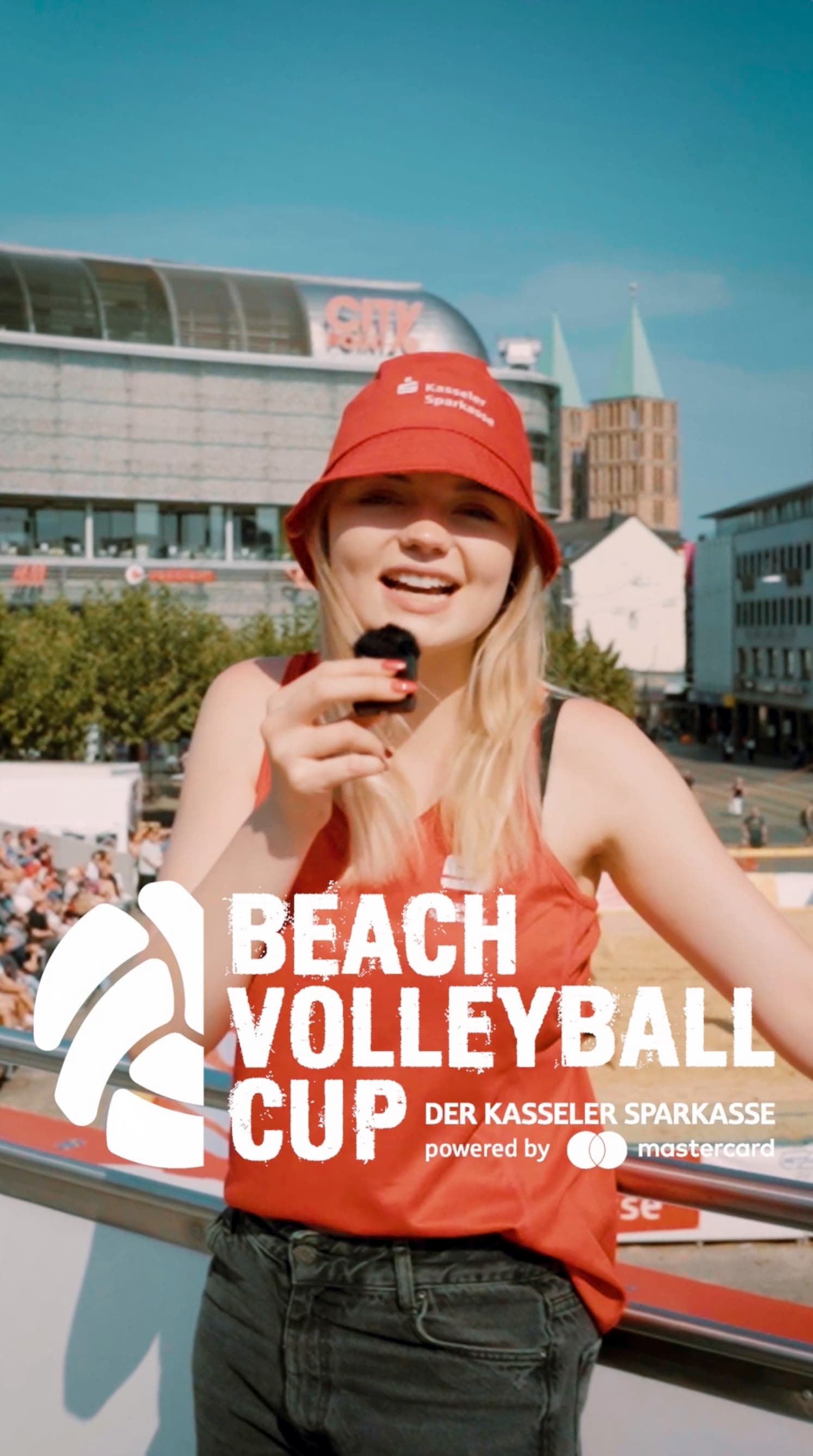 Sprecherin beim Beachvolleyball-Cup der Kasseler Sparkasse
